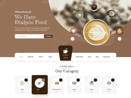 Free Coffee WordPress Theme