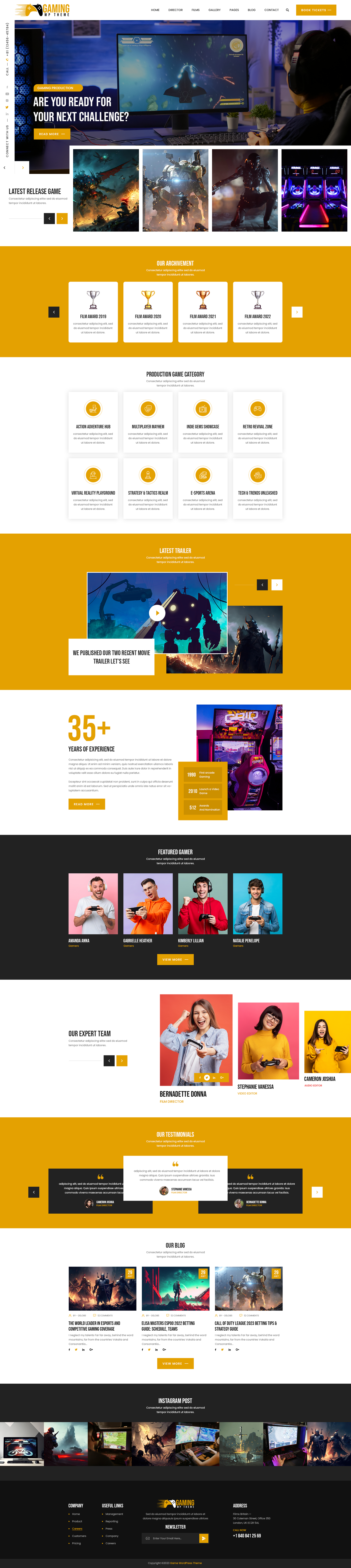 Gaming-WP-Theme