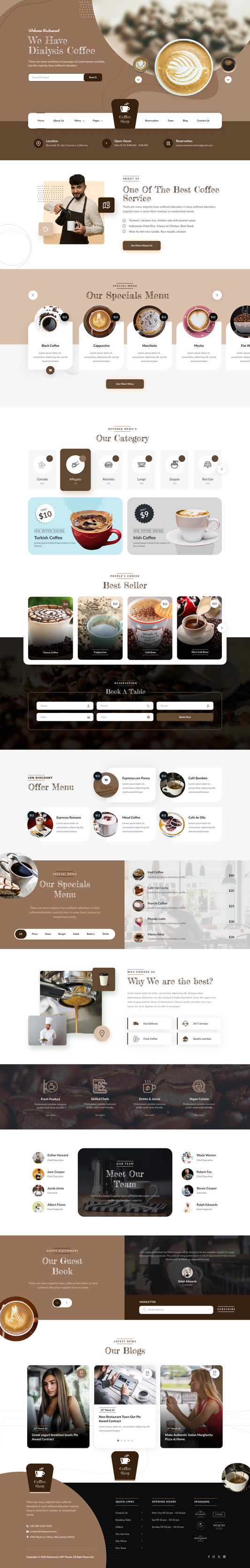 Tea Website Template