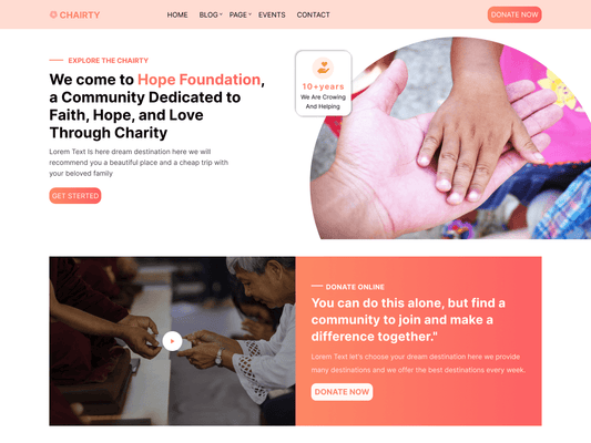 Free NGO WordPress Theme | Ideal For Charitable Projects